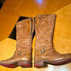 Bed Stu women’s size 9 tall tan boot.